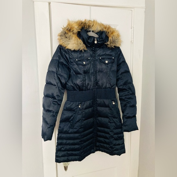 LAUNDRY Satin, down feather coat - Picture 2 of 3